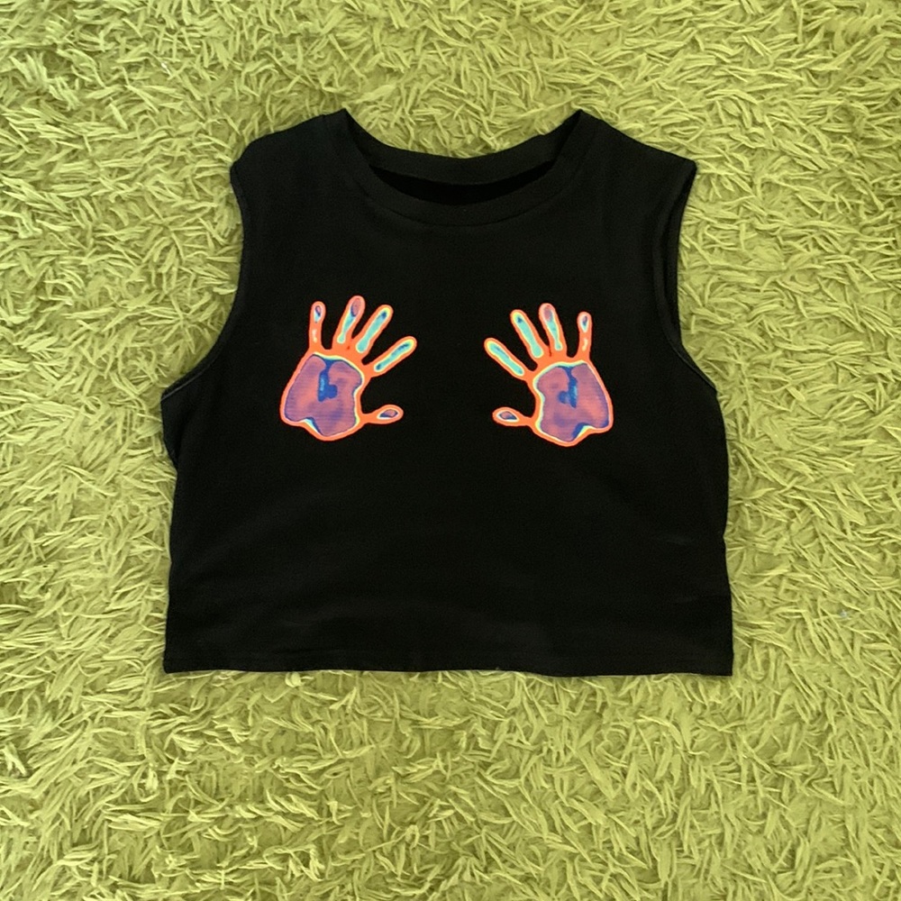 Handprint tank top